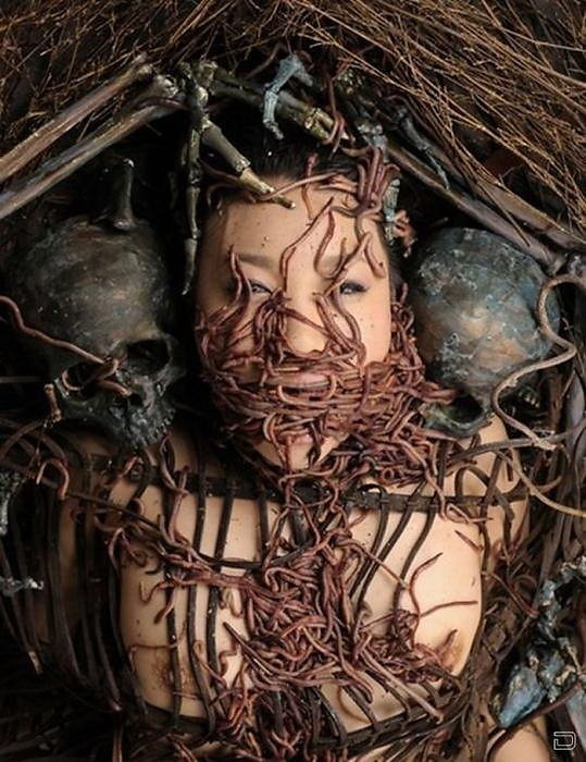Daikichi Amano erotic photography nightmares gore horror japan Psychoanalytic theory surrealism terror
