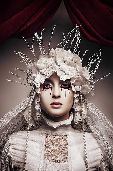 "Kasia Widmanska" Photograpy Artist "Katarzyna Konieczka" Fashion Design "Contemporary Art" costumes surreal symbols religion