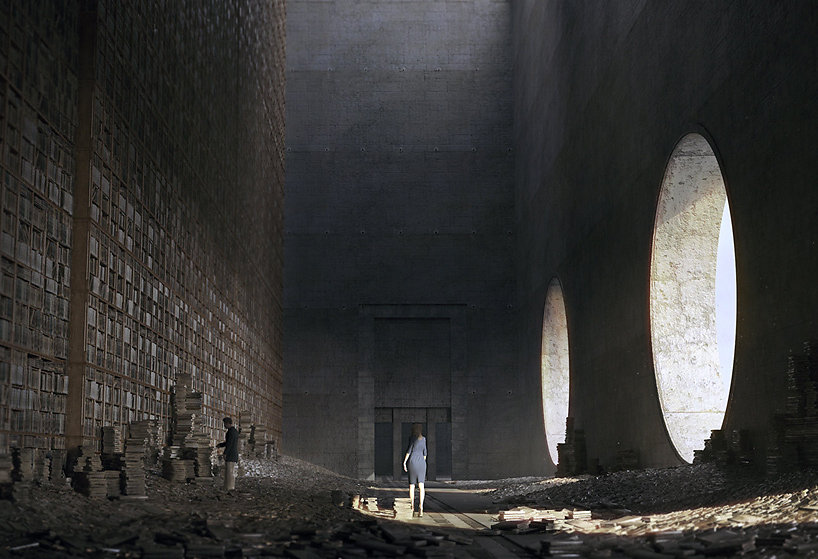 "Jie Ma" surreal haunting "Futuristic Architecture" "Dystopian urbanism" brutalism dreamscapes astonishing digital artworks illustration cinema4d