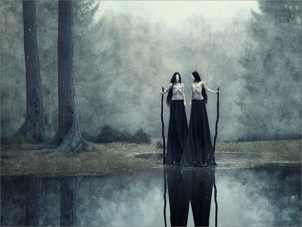 "Daria Endresen" surreal haunting photography ocultism dreams nightmares "dark rituals" "pagan sorcery" artist photographer