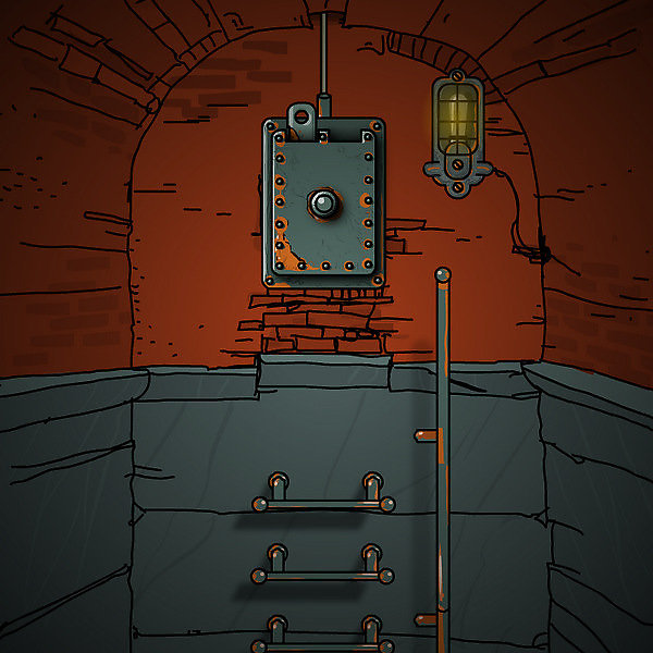 "Submachine by Mateusz Skutnik" artist illustrator designer "point and click" "escape the room" "online videogame" adventure "solve mystery" puzzle scifi dystopian